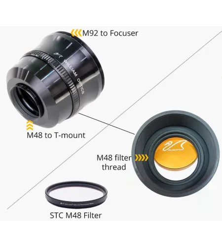 William Optics Full-Frame Flattener/Reducer 0.72x