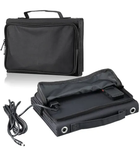 BRESSER mobiilne päikeseenergia laadija 40 vatti USB ja alalisvoolu väljundiga