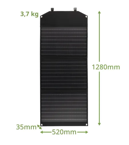 BRESSER mobiilne päikeselaadija 90 W USB ja alalisvoolu väljundiga