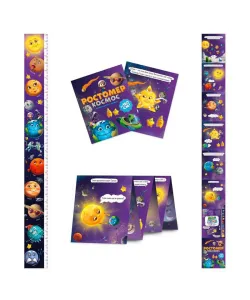 Children's height measuring ruler Kosmos 160 cm (RU)