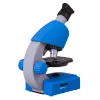 Microscope, Bresser Juniors 40x-640x BLUE with experiment kit, with phone adaptor