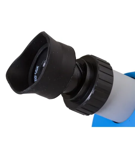 Microscope, Bresser Juniors 40x-640x BLUE with experiment kit, with phone adaptor