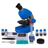 Microscope, Bresser Juniors 40x-640x BLUE with experiment kit, with phone adaptor
