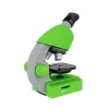 Mikroskoop Bresser Junior 40-640x, Roheline koos eksperimendi komplektiga, telefoniadapter