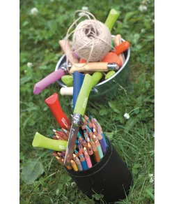 KNIFE OPINEL BLISTER ROUND ENDED RED NR 7