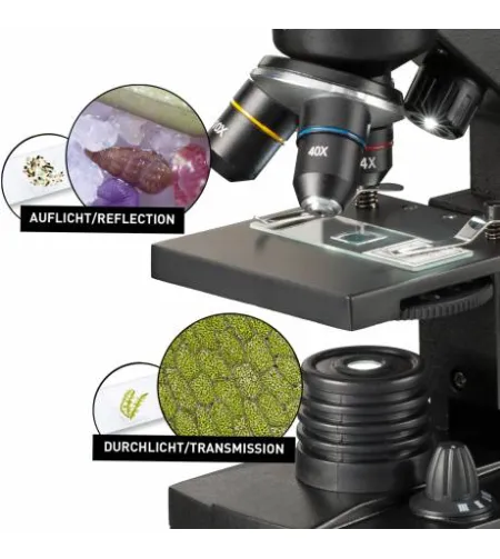 Microscope NATIONAL GEOGRAPHIC 40X-1280X with experimental kit and smartphone adapter
