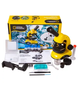 Mikroskoobikomplekt üliõpilastele National Geographic Biolux 40x-800x