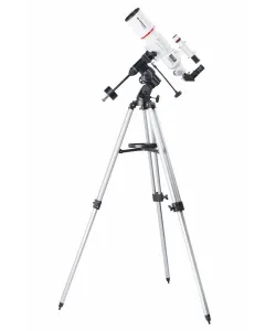 Teleskoop BRESSER Refractor 90/500 EQ3 >180x pööratava tähekaardiga