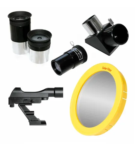 Телескоп BRESSER Polaris 102/460 23 - 200x с солнечным фильтром и держателем для смартфона