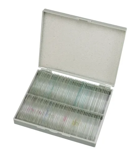 Valmistatud slaidid 100 tk. Kast BRESSER