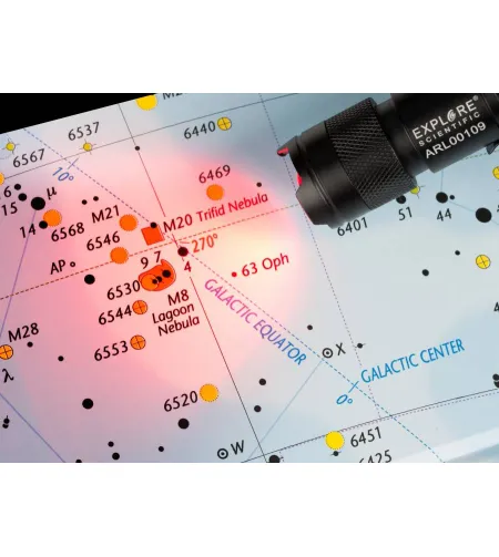 Taskulamp, punane tuli, ASTRO R-LITE Explore Scientific
