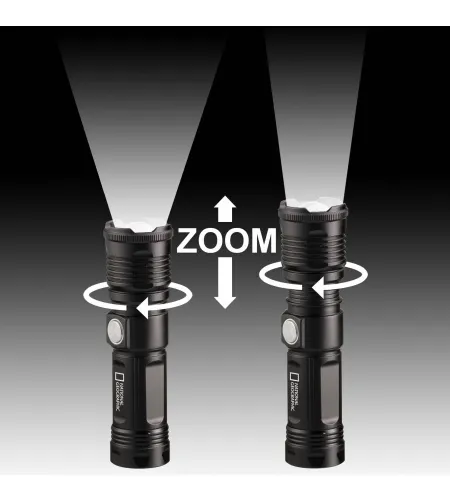 Flashlight 1000 lm ILUMINOS 1000 LED Zoom NATIONAL GEOGRAPHIC