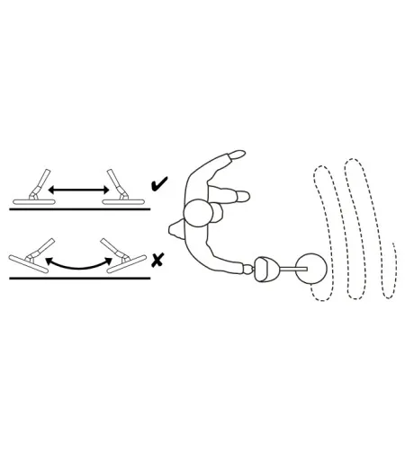 Metallidetektor metallitüübi tuvastamise ja sügavuse indikaatoriga, kuni 20 cm sügavusele