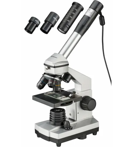 BRESSER JUNIOR 40X-1024X Microscope with case