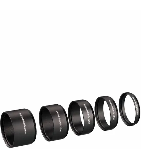 Ring Set Explore Scientific Extension  M48X0.75 - 5 pieces (30, 20, 15, 10 and 5 mm)