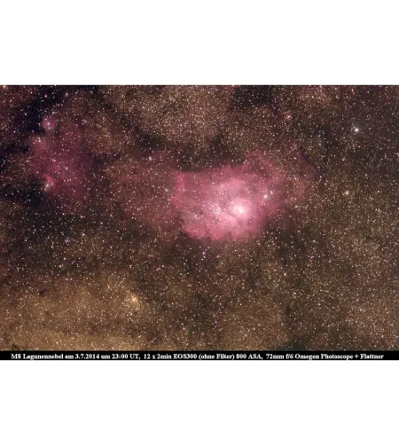 Апохроматический рефракторный телескоп Pro APO AP 72/432 ED OTA Omegon