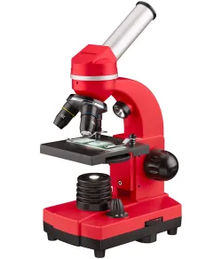 Microscope Bresser Junior Biolux SEL 40–1600x, red