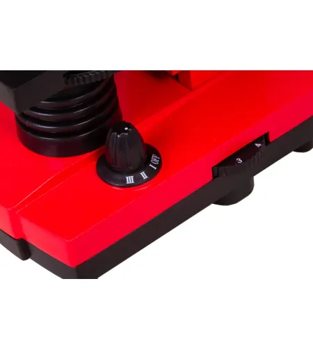 Mikroskoop Bresser Junior Biolux SEL 40–1600x, punane