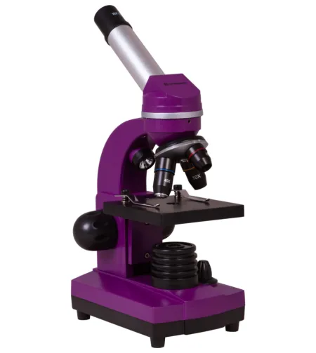 Microscope Bresser Junior Biolux SEL 40–1600x, purple