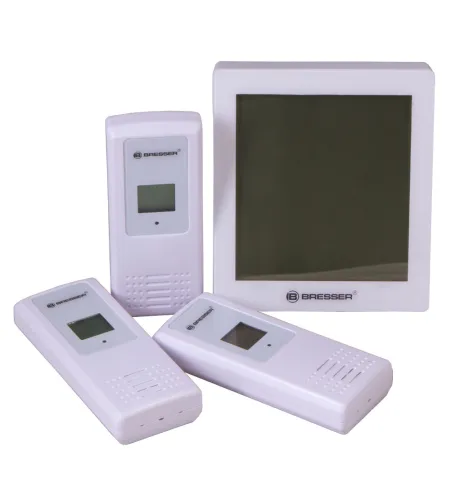 Bresser Temeo Hygro Quadro Ilmajaam, valge