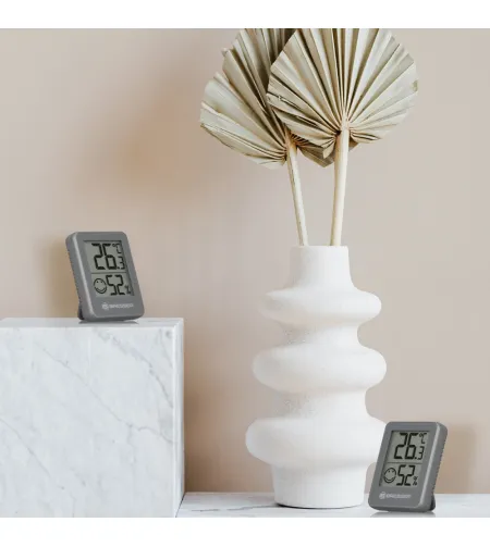 BRESSER Temeo Hygro Indicator 6-osaline komplekt Thermo-/Hygrometer hall