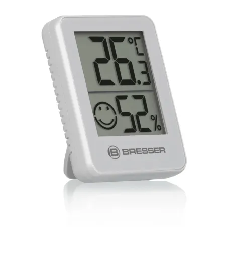 BRESSER Temeo Hygro Indikaator 6-osaline komplekt Thermo-/Hügromeetri valge