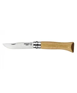 Knife Opinel Classic Nr 8 Oak Stainless Steel