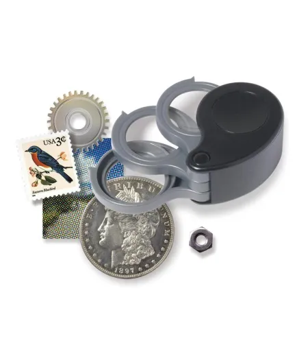 Magnifying glass TriView 5x/10x/15x, Carson