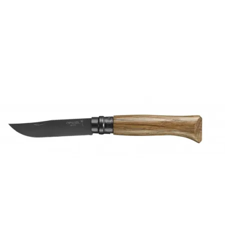 Knife Opinel Black Oak Nr 8 Stainless Steel