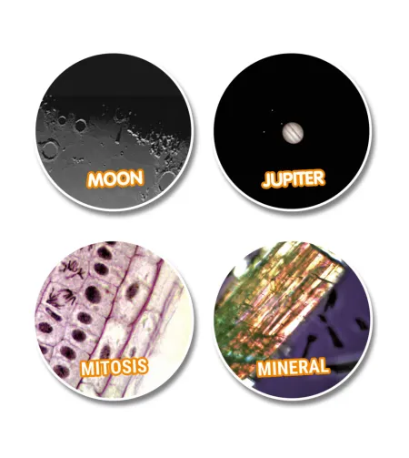 Teleskoop ja mikroskoobikomplekt, NATIONAL GEORAPHIC