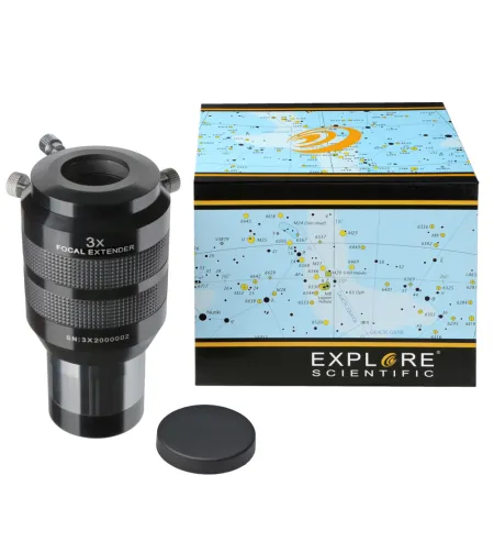 Barlow objektiiv 3x 50,8mm/2", EXPLORE SCIENTIFIC