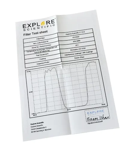 Udufilter CLS 2", EXPLORE SCIENTIFIC