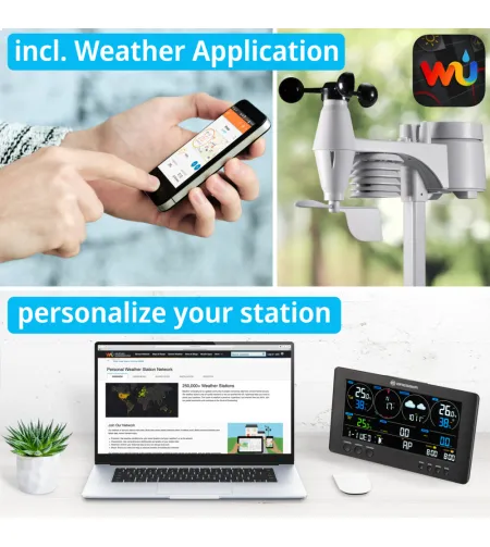 ClearView Weather Center BRESSER  with 7-in-1 Sensor WIFI