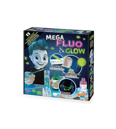 Experiment kit, Buki, Mega Fluo & Glow