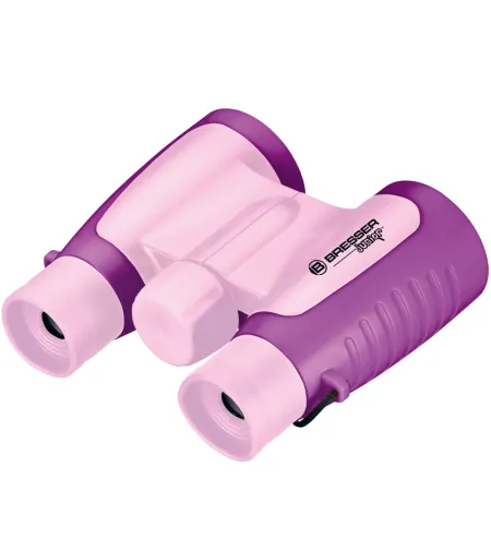 BRESSER JUNIOR 3x30 laste binokkel roosa