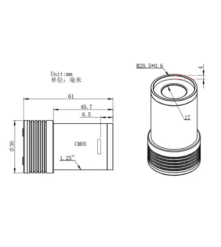 Камера для телескопов ASI 174 MM Mini Mono, ZWO