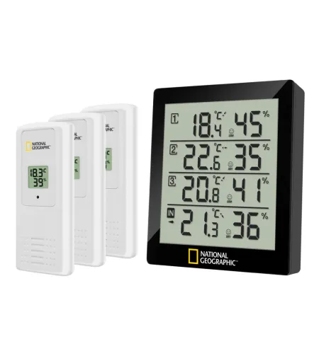 Термо / ареометр, черный, 4 результата измерений, NATIONAL GEOGRAPHIC