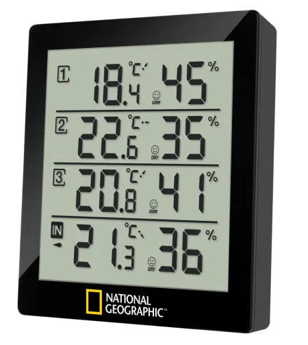 Термо / ареометр, черный, 4 результата измерений, NATIONAL GEOGRAPHIC
