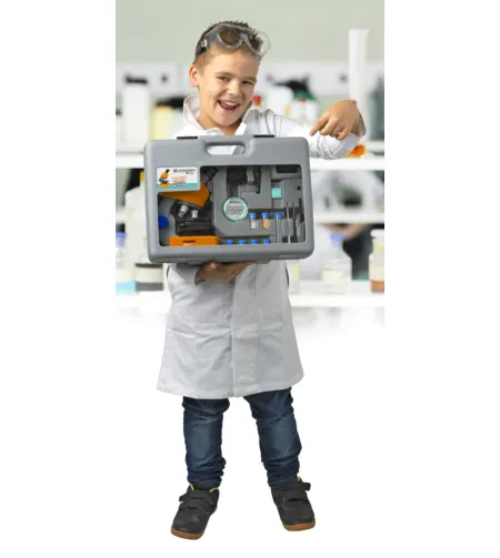 Mikroskoop 40x-640x koos tarvikute ja kõvakastiga, BRESSER Junior