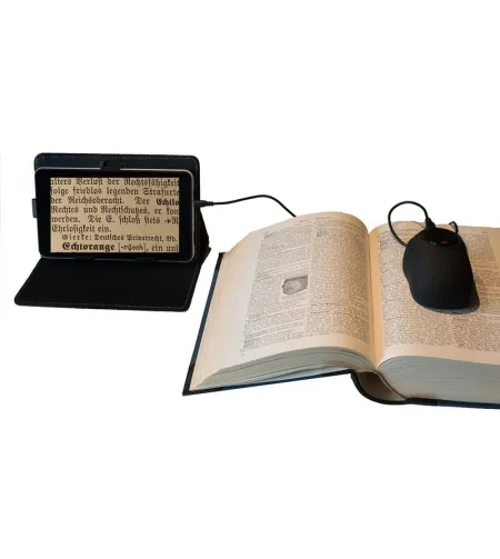 Suurendusklaas DM-70 digitaalne luup 7-tollise tahvelarvuti ja skannimishiirega, DIGIPHOT