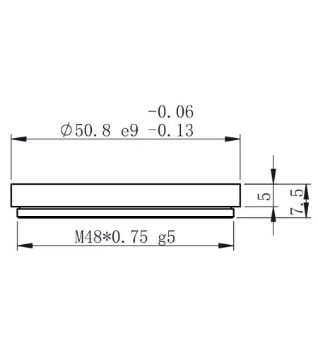 Filtrid LRGB 2" Filter Set, ZWO