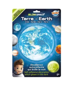 Phosphorescent sticker 3D Planet - Earth, Buki