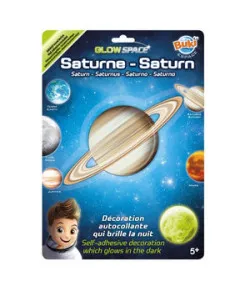 Phosphorescent sticker 3D Planet - Saturn, Buki