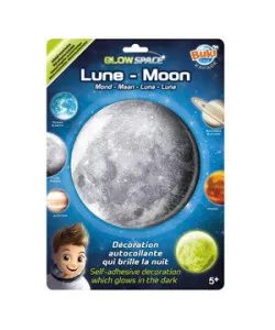 Fosforestseeruv kleebis 3D planeet - Kuu, Buki