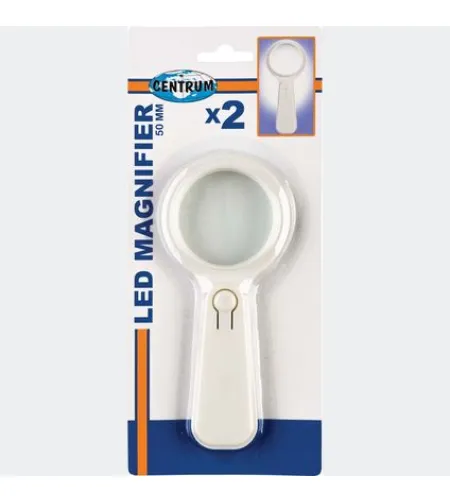 Magnifying glass diam.50mm 2x LED