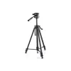 Aluminium tripod with tilt head, black, Omegon