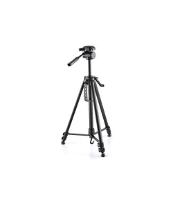 Aluminium tripod with tilt head, black, Omegon