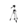 Aluminium tripod with tilt head, silver, Omegon