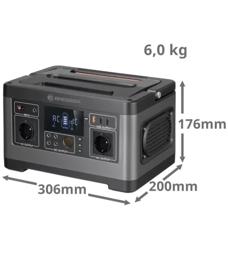 BRESSER kaasaskantav elektrijaam 500 Watt