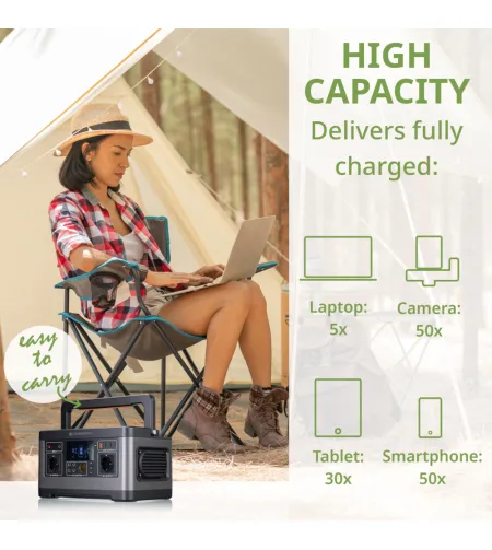 BRESSER kaasaskantav elektrijaam 500 Watt